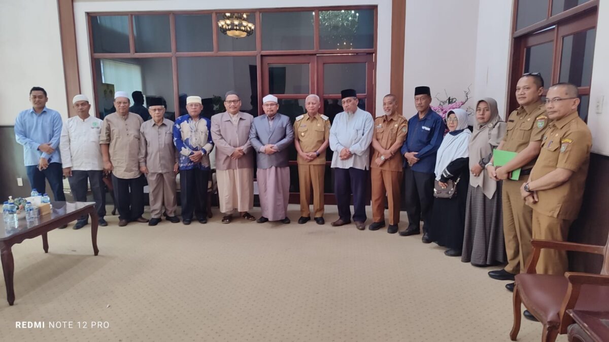 Silaturrahmi MUI dan Bupati Asahan dalam rangka Musda ke-10 Tahun 1445 H
