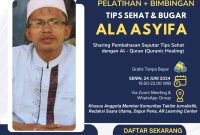 Foto Dokumentasi Ustadz Dasim : Sharing Seputar Tips Sehat dengan Al - Qur'an