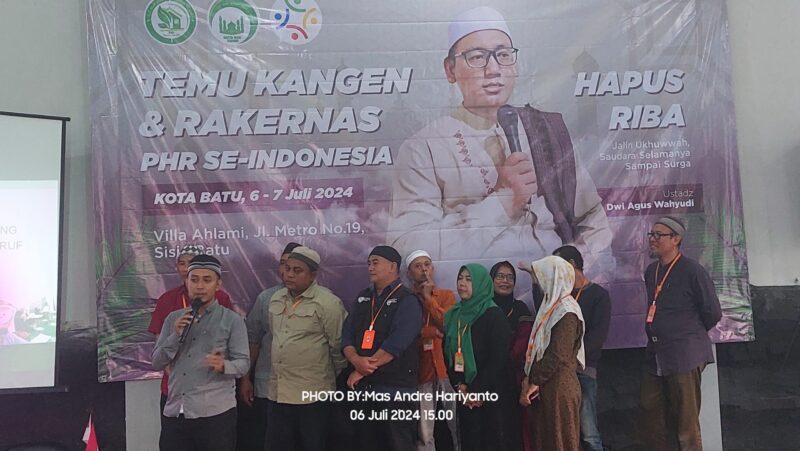 FOTO : Paguyuban Hapus Riba Sukses Gelar Temu Kangen dan Rakernas bersama Ratusan Peserta (Andre Hariyanto/SUARA UTAMA)