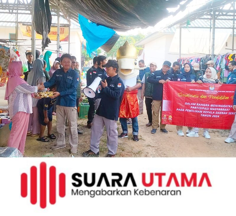 Sosialisasi Pilkada Serentak di Mesuji Lampung PPS Tiga Desa Grebek Pasar: Suarautama.id