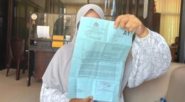 Foto: Husnul Kiptiah saat di Wawancarai oleh SUARA UTAMA