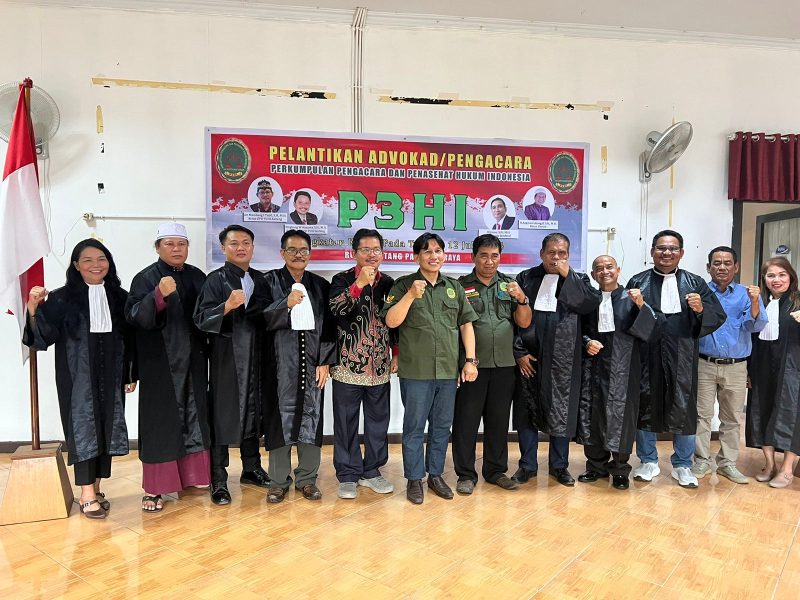 Foto Bersama setelah selesai Pelantikan Advokat P3HI