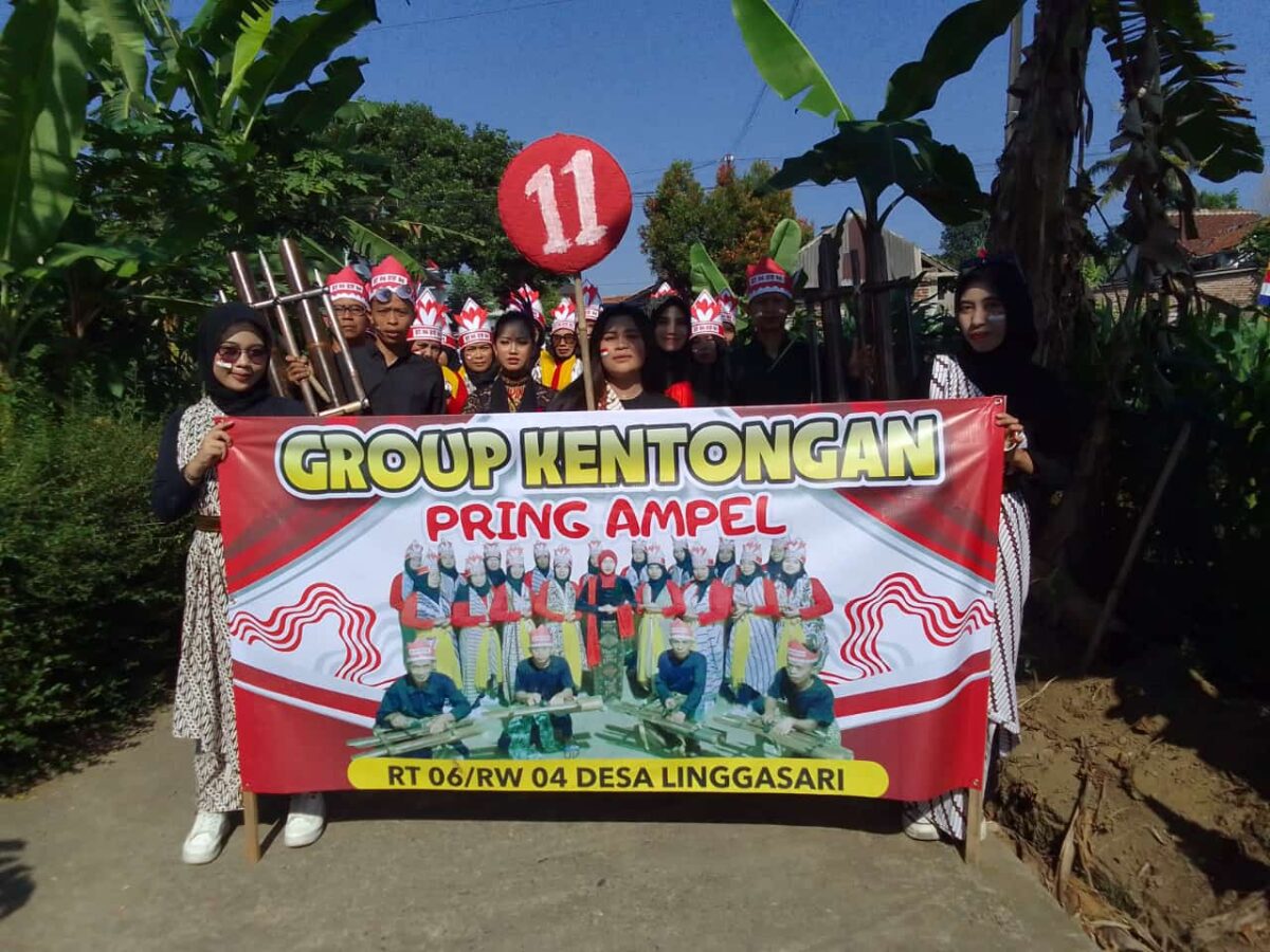 Foto:  Linggasari Extravaganza Memperingati HUT RI Ke -79, Lomba kentongan, minggu (18/8/2024)