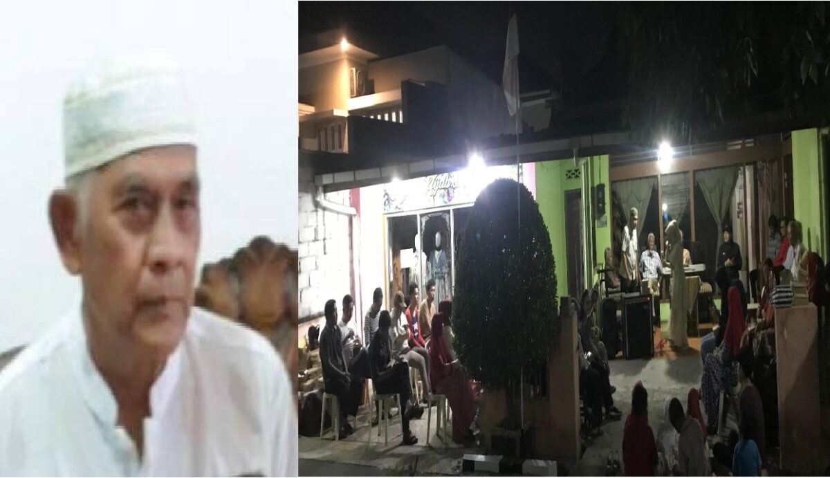 Foto: H. Sunyoto pimpin acara resepsi Peringatan HUT Kemerdekaan RI ke-79 di RT 03 RW 04, Kelurahan Purbalingga Kidul, sabtu (17/8/2024)