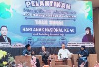 FOTO : Pelantikan Pengurus Komnas PA Malang Raya Meriahkan Hari Anak Nasional ke-40 (Dok. Internal/SUARA UTAMA)