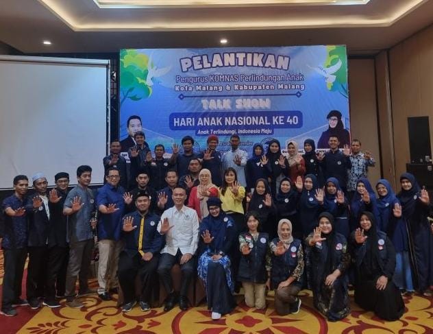 FOTO : Selamat Atas Pelantikan Pengurus KOMNAS Perlindungan Anak Kota dan Kabupaten Malang