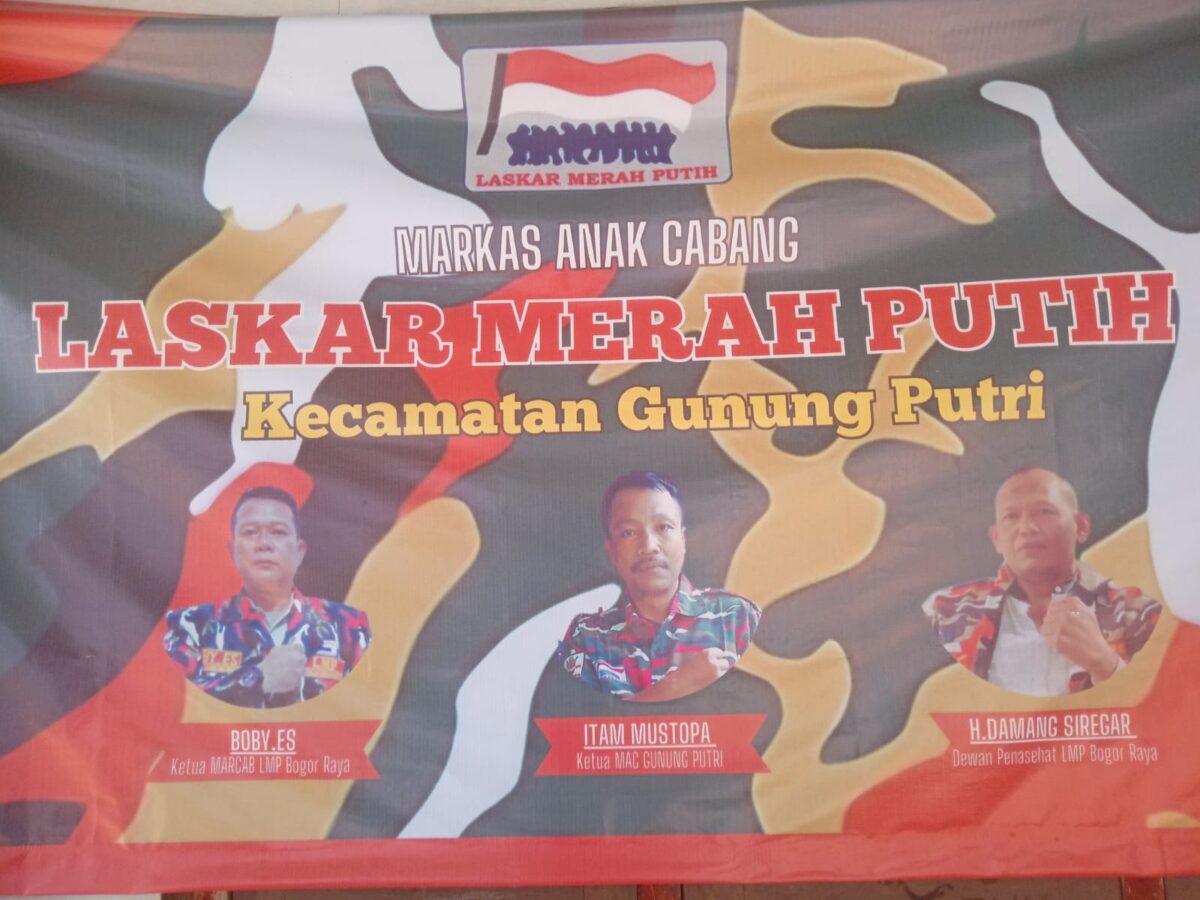 FOTO : Laskar Merah Putih Ajak Sinergi Pemerintah, TNI, Polri, dan Sipil untuk Sejahterakan Bogor (Itam Mustopa/SUARA UTAMA)
