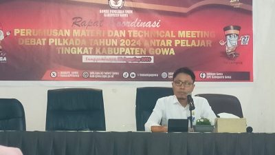 pengarahan debat 1 KPU Gowa Siapkan Debat Pilkada 2024 Tingkat Pelajar: Rapat Koordinasi dan Technical Meeting Digelar Suara Utama ID Mengabarkan Kebenaran | Website Resmi Suara Utama