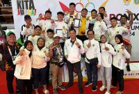 Sumber foto Gor.Veteran Medan Kontingen Pencak Silat prov Lampun di Pon XXI 2024