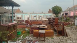 Sumber foto SMA N 1Bukit Kemuning,Barang-barang Aset sekolah berada di ruang terbuka