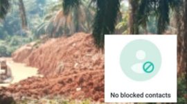 Lokasi PETI Diduga Milik Fajri di Desa Lantak Seribu