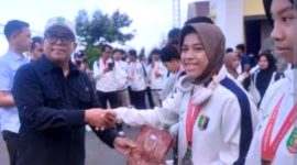 Foto (Pj)Gubernur Lampung Sambut Kontingen Atlet PON XXI 2024 Aceh-Medan Sumatra Utara