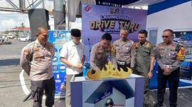 Fofo Pos Layan Drive Tru dan E-Tilang. Polres Bandar Lampung 27/9/2024