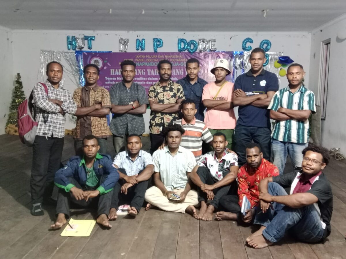 Usai Pelantikan panitia natal ipmanapandode joglo