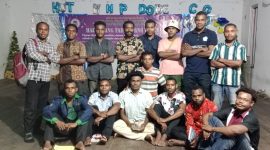 Usai Pelantikan panitia natal ipmanapandode joglo