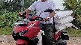 Sobirin Petambak Udang Dipasena, Lampung Rajin Ganti Motor Setiap 20 Bulan