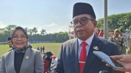 Sumber foto (Pj) Gubernur Lampung Samsudin saat beri keterangan di Bandar Lampung.01/10/2024