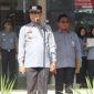 Foto Insfektur upacara kepala kantor wilayah Kemenkumham lampung.Dodot AdiKoeswanto.01/10/2024