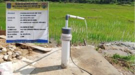 Foto: Bangunan Irigasi di Kelurahan Mampun Kecamatan Tabir Kabupaten Merangin