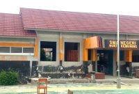 Foto lokasi Renovasi gedung Sekolah SMA N 1 Bukit Kemuning Kabupaten Lampung Utara Hampir Rampung (6/10/2024)