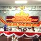 Ruang rapat paripurna pembacaan hasil rapat konsolidasi pimpinan DPRD Lampung Utara Priode 2024-2029.
