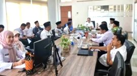 Ruang Rapat koordinasi persiapan menyambut peringatan hari santri Nssional 2024.Kabupaten Way Kanan (10/10/2024)