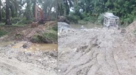Foto: Aktivitas Tambang Ilegal di Kelurahan Kampung Baruh, Kecamatan Tabir, Kabupaten Merangin, Jambi