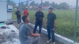 Foto: Olahr TKP terkait dengan pencurian 