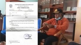 Foto: Kepala desa Tambang Baru Muhammad Arsyad