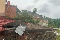 Foto: Salah satu Perumahan Bukit Mas Residense yang Ambruk