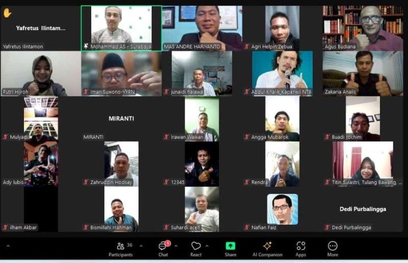 FOTO: Webinar Nasional Tingkatkan Kualitas Jurnalis Suara Utama: Hadirkan Pemateri Unggulan (Andre Hariyanto/SUARA UTAMA)