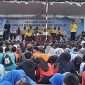 Photo suasana Milad ke-7 dan Peringatan Hari Guru Nasional (HGN) 2024 oleh Kelompok Kerja Kepala Sekolah (K3S) SMA Swasta Kota Palembang pada Minggu pagi 07.00 WIB di Lapangan DPRD Provinsi Sumsel (Foto : Zahruddin Hodsay/Suara Utama)