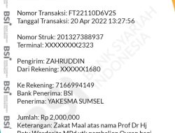 Bukti Transfer Dermawan, Prof Ratu Wardarita yang Saya Kenal Suara Utama ID Mengabarkan Kebenaran | Website Resmi Suara Utama