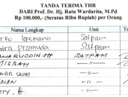 Daftar Penerima THR Dermawan, Prof Ratu Wardarita yang Saya Kenal Suara Utama ID Mengabarkan Kebenaran | Website Resmi Suara Utama