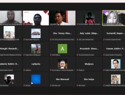 Suasana diklat dalam ruang zoom meeting 