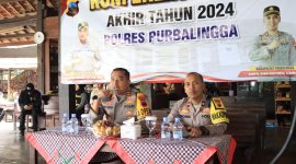 Foto: Polres Purbalingga menggelar konferensi pers akhir tahun 2024. Kegiatan ini dipimpin oleh Kapolres Purbalingga, AKBP Rosyid Hartanto, di Aula Kopi Bathok Purbalingga, pada Selasa (31/12/2024).