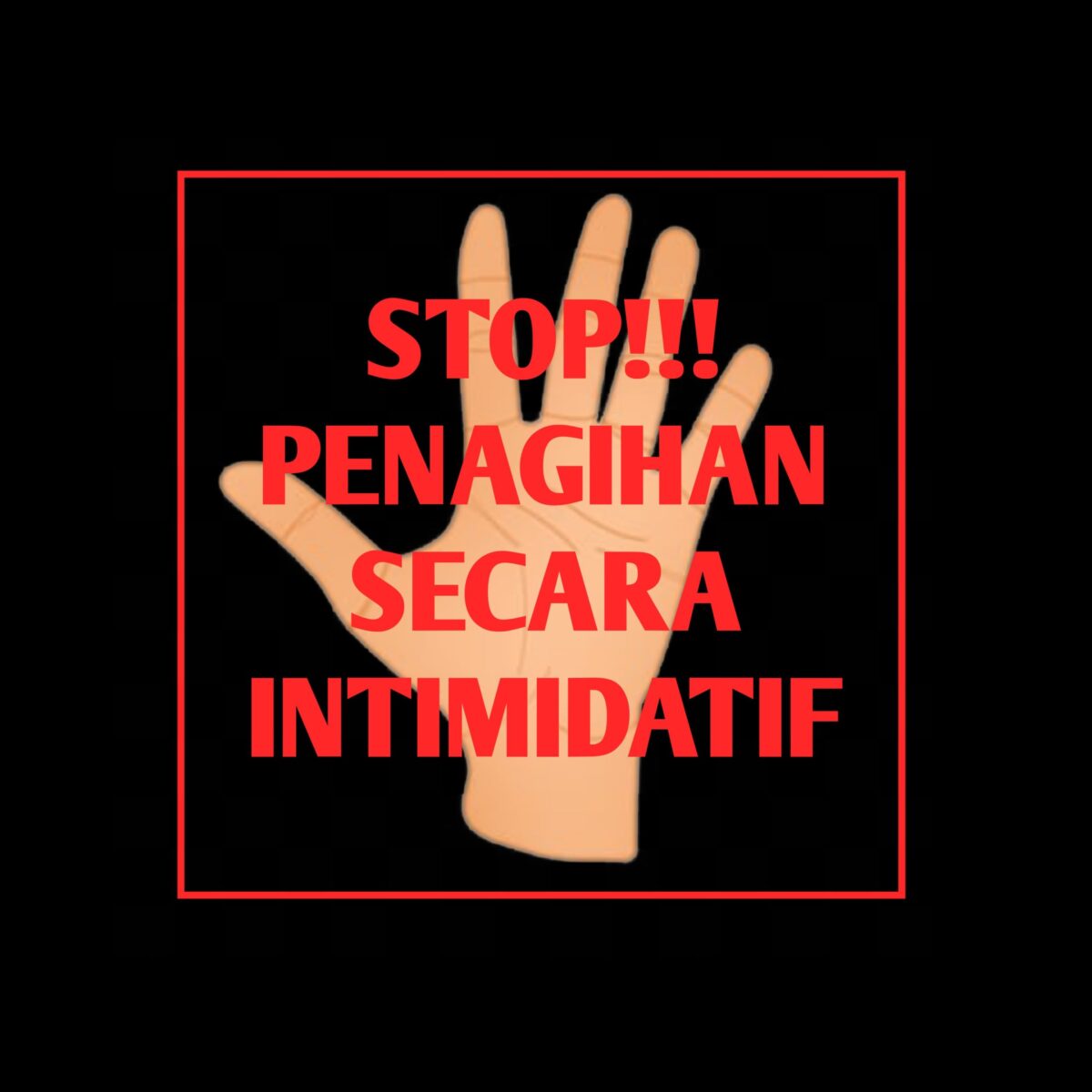 ilustrasi gambar : stop penagihan secara intimidatif