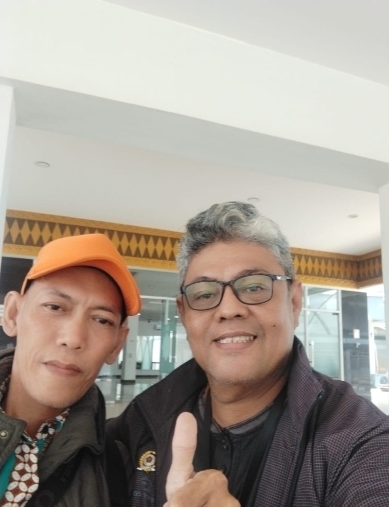 Foto Kabiro Palembang, Adv.Andrii Harahap dan Wakil Humas Suara Utama Hengky Revandi