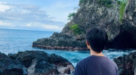 Keindahan Alam Pulau Tabuan Tanggamus.Suarautama.id. (Nafian faiz)