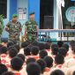 Foto: Sosialisasi penerimaan prajurit TNI AD 2025 oleh Kodim 0702/Purbalingga di SMKN 1 Kaligondang, Jumat (31/1/2025).