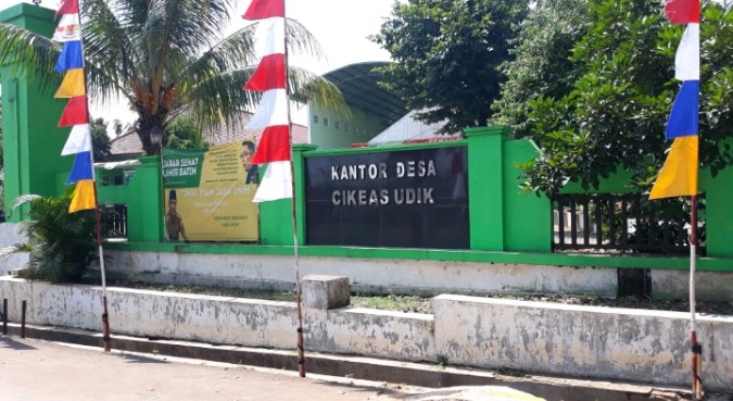 Kantor Pemerintah Desa, Cikeas Udik jalan Swadaya 1 no 458 Bogor (Itam Mustopa /Suara Utama)