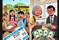 Foto: Gambar ilustrasi kegiatan outing class yang membebani wali murid tetapi menguntungkan pihak sekolah dan agen perjalanan