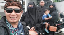FOTO : Rekan Sahabat Andre Hariyanto Aisyah Putri dan bersama Tyo serta istri di Lumajang, Jawa Timur (SUARA UTAMA)