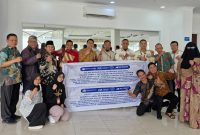 FOTO : Tim Jurnalis Media Nasional Suara Utama dan Alumni Lembaga AR Learning Center (Andre Hariyanto/SUARA UTAMA)