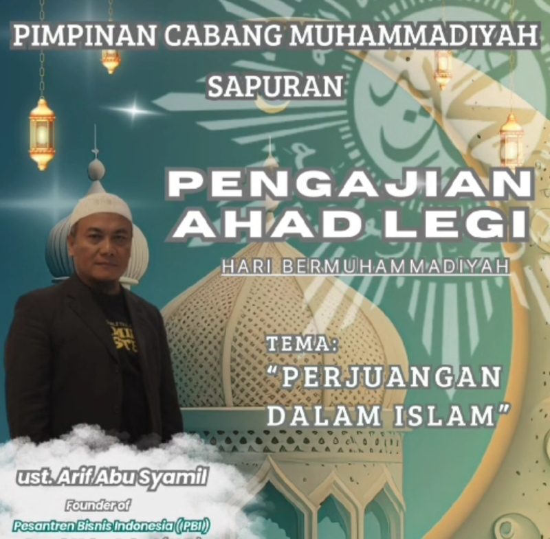 Pengajian Ahad Legi PCM Sapuran.Dok (Ilham Akbar/Suara Utama)