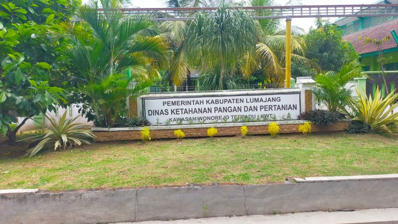 FOTO : Kantor Dinas Ketahanan Pangan dan Pertanian Kabupaten Lumajang Jawa Timur