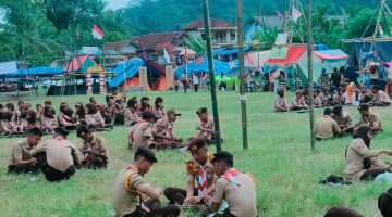 Foto Suasana Perlombaan Giat Songsong Ramadhan (GSR) III di Lapangan Sukanegeri