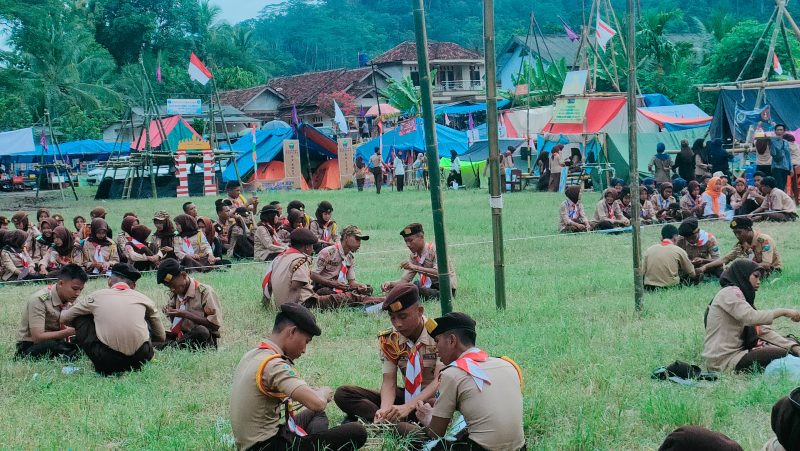 Foto Suasana Perlombaan Giat Songsong Ramadhan (GSR) III di Lapangan Sukanegeri