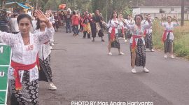 FOTO : Karnaval Wilayah Malang Raya di Desa Kemiri dalam rangka perayaan Budaya Meriah Menyemarakkan Desa dan Kota (Andre Hariyanto/SUARA UTAMA)