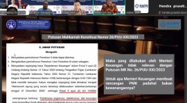 KETERANGAN : Foto Screnshoot IWPI saat menggelar webinar PMK kuasa hukum pajak (Odie Priambodo/SUARA UTAMA)